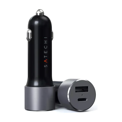 Satechi 72W Type-C PD Car Charger - Space Grey