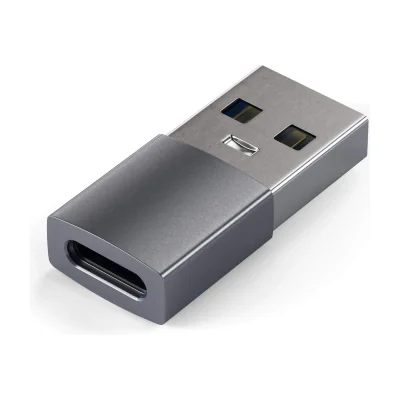 Satechi Aluminum Type-A to Type-C Adapter - Space Grey