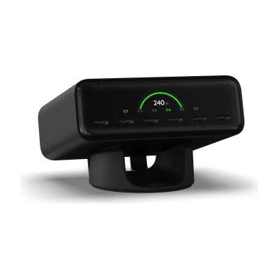 Satechi ChargeView 240W Desktop Charger (6xUSB-C) - Space Black