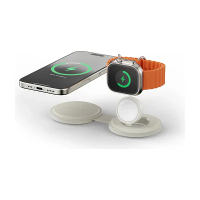 Satechi OntheGo 2-in-1 Wireless Charger - Sand