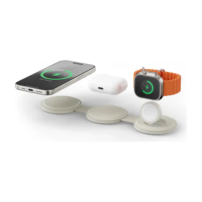 Satechi OntheGo 3-in-1 Wireless Charger - Sand
