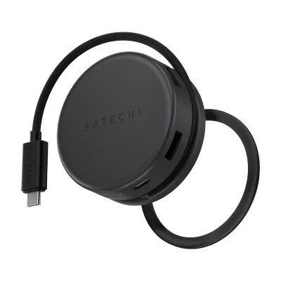 Satechi OntheGo 7-in-1 Multiport Adapter - Space Black