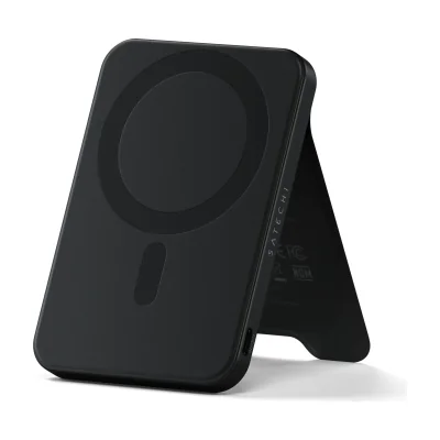 Satechi Qi2 5K Magnetic Power Bank with Stand - Black