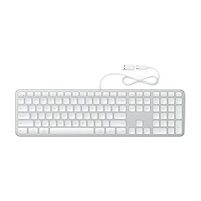 Satechi Slim LX3 Wired Keyboard - US English - Silver
