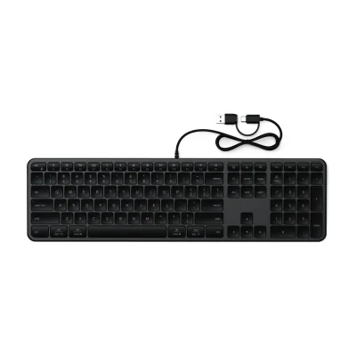 Satechi Slim LX3 Wired Keyboard - US English - Space Black