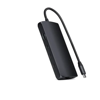 Satechi USB-C MultiPort Adapter 8K with Ethernet V3 - Midnight