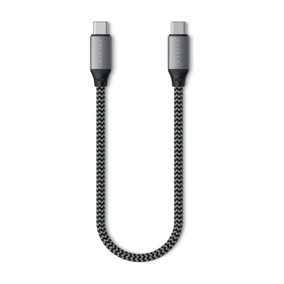 Satechi USB-C to USB-C Short Cable - 25cm - Space Grey