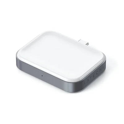 Satechi USB-C Wireless Charging Dock for AirPods (5W) - Space Grey