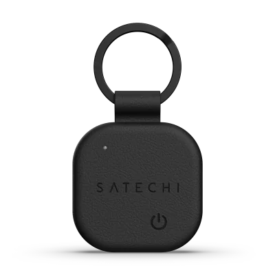 Satechi Vegan-leather Findall Keychain - Black