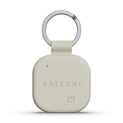 Satechi Vegan-leather Findall Keychain - Sand