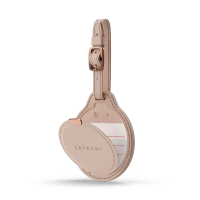 Satechi Vegan-Leather FindAll Luggage Tag - Desert Rose