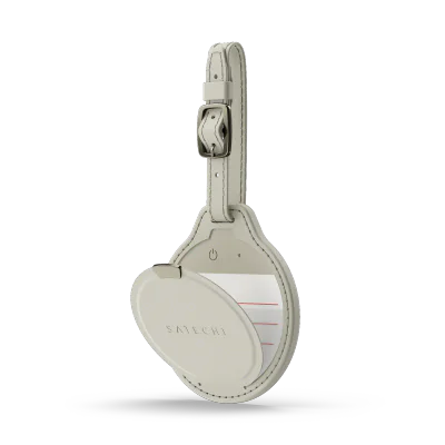 Satechi Vegan-Leather FindAll Luggage Tag - Sand