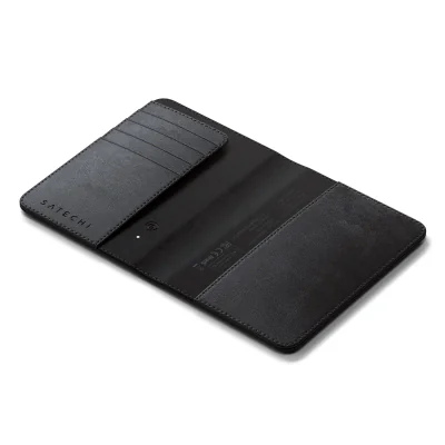 Satechi Vegan-Leather FindAll Passport Cover - Black