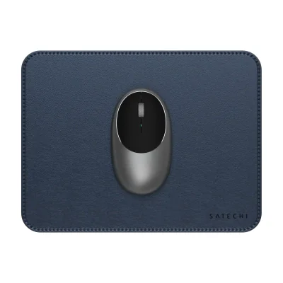 Satechi Vegan-Leather Premium Mouse Pad - Blue