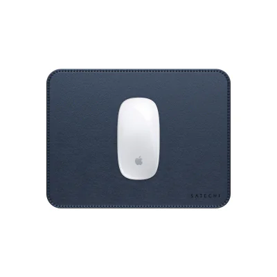 Satechi Vegan-Leather Premium Mouse Pad - Blue