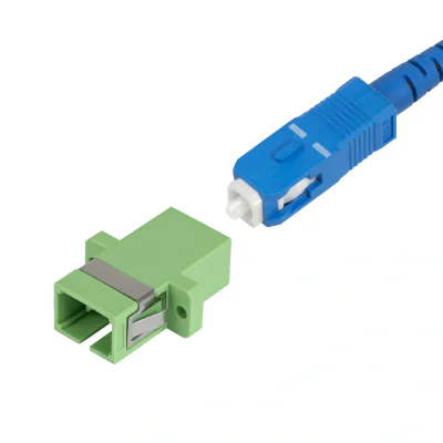 StarTech.com SC to SC Coupler 10 Pack, OS2 Single Mode SC Fiber Optic Coupler with Flange, SC/APC Simplex Adapter, SC, Green, Single-mode, OS2, CE, 4 g