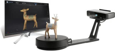 Scanner 3D Shining 3D Einscan-SE v2 Precizie de scanare  (mm):  0,1; Timp de scanare pentru o imagine (s): <1s ; <45s pentru scanare completă 360 grade Distanță între  puncte (mm): 0.17 - 0.20 Distanta de scanare(mm): 290-480; Mod de aliniere: trăsăt