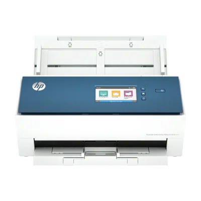 Scanner A3 HP ScanJet Enterprise Flow N9000 sn1, ADF, scanare duplex, rezoluție optică 600 DPI, 80 ppm, Blue, White