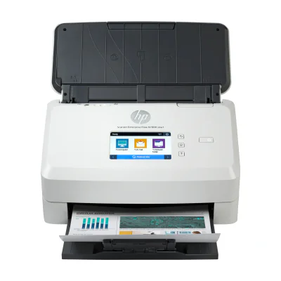Scanner A4 HP ScanJet Enterprise Flow N7000 snw1, duplex, ADF 80 coli, Wi-Fi, rezoluție 600 x 600 DPI, White