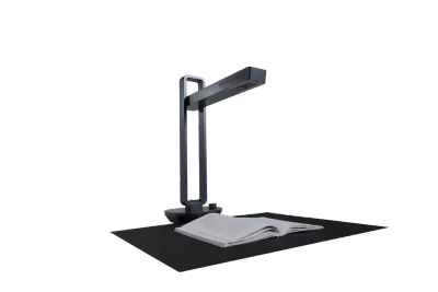 Scanner CZUR Aura Pro 14MPx, rezolutie optica 240 DPI, interfata USB 2.0, lentile HD CMOS, functii specifice aplatizare curbe carte, paginare inteligenta, corectii inteligente, decupare automata, taiere automata, retusare fundal, indepartare amprente