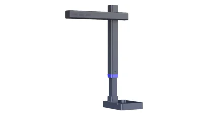 Scanner CZUR Shine Ultra, rezolutie 4160 x 3120 pixeli, 13MP, 340dpi pentru fisiere A4, 245dpi pentru fisiere A3, senzor CMOS,  dimensiune maxima document A3, focalizare automata, output JPG, PDf, Word, Excel, Tiff, functie OCR: 180+, cu pedala de ac