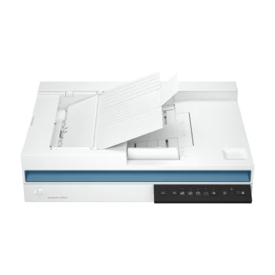 Scanner Flatbed HP ScanJet Pro 2600 f1, Duplex, ADF, rezoluție 1200 x 1200 DPI, viteză 25 ppm alb-negru, 50 ppm color, White