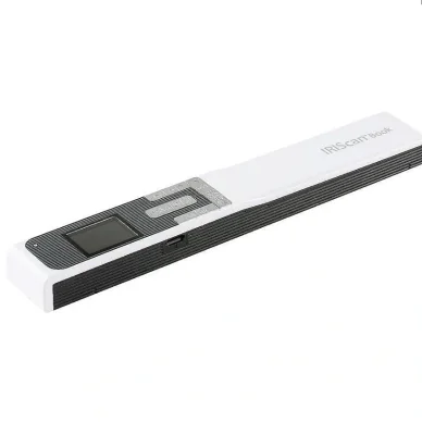 Scanner portabil IRIScan Book 5, dimensiune maxima documente scanate A4 (latime) pana la 120cm, rezolutie scanare:300/600/1200 dpi, viteza de scanare: 1 secunda pentru documentele alb-negru/2 secunde pentru documentele color, scaneaza documentele dir