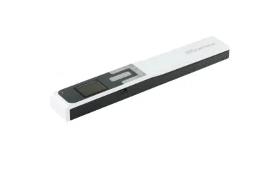 Scanner portabil IRIScan Book 5, dimensiune maxima documente scanate A4 (latime) pana la 120cm, rezolutie scanare:300/600/1200 dpi, viteza de scanare: 1 secunda pentru documentele alb-negru/2 secunde pentru documentele color, scaneaza documentele dir