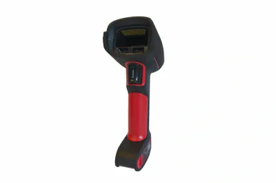 Scanner: Tethered. Ultra rugged/industrial. 1D, PDF417, 2D, XR (FlexRange™) focus, with vibration. Red Scanner (cables not included)
