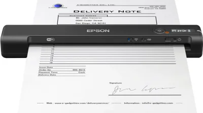 EPSON WorkForce ES-60W Sheetfed scanner Contact Image Sensor CIS A4 600x600dpi 300scans/d USB 2.0 Wi-Fi