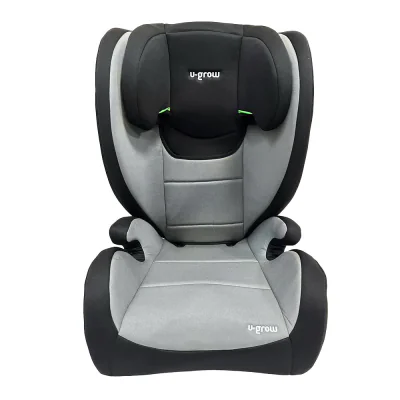 Scaun auto i-Size 100-150 cm , omologare  R129,cu isofix , gri/negru, U-Grow