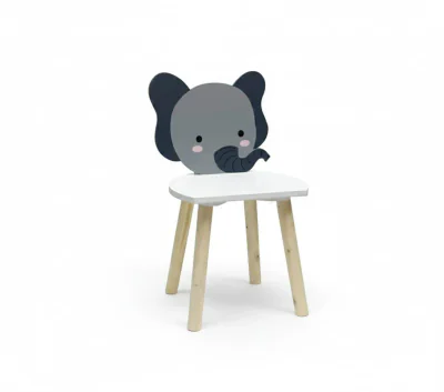 Scaun copii, MDF,design elefant, U-Grow