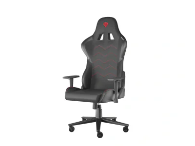 Scaun gaming Genesis Nitro 550 G2, material Synthetic PU + Textil, reglabil pe inaltime, greutate maxima suportata 150 kg, inaltime scaun reglabil 46.5 - 53.5 cm, spatar ajustabil 135°, dimensiuni roti 60mm, gri