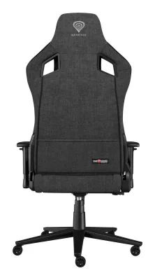 Scaun gaming Genesis Nitro 660, material textil, reglabil pe inaltime, greutate maxima suportata 150 kg, inaltime scaun reglabil 45 - 52 cm, spatar ajustabil 135°, dimensiuni roti 60mm,  echipat cu piston cu gaz clasa 4, manere 2D, negru/gri