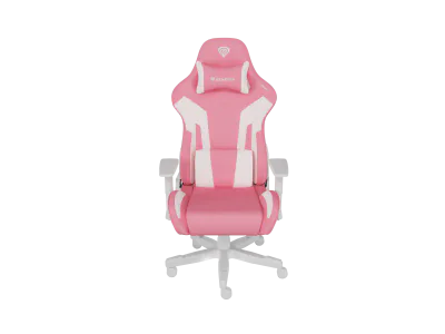 Scaun gaming Genesis Nitro 710, material piele ecologica, reglabil pe inaltime, greutate maxima suportata 150 kg, inaltime scaun reglabil 47.5 - 54.5 cm, spatar ajustabil 135°, dimensiuni roti 60mm,  echipat cu piston cu gaz clasa 4, manere 2D, roz/a