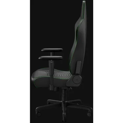 Scaun Razer Iskur V2 X NewGen, tip spuma spumă turnată PU, suport lombar integrat, tetieră reglabilă, cotiere 2D, clasa de ridicare pe gaz 4, negru/verde