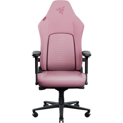 Scaun Razer Iskur V2 X NewGen, tip spuma spumă turnată PU, suport lombar integrat, tetieră reglabilă, cotiere 2D, clasa de ridicare pe gaz 4, roz