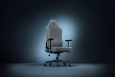 Scaun Razer Iskur V2 X, tip spuma spumă turnată PU, suport lombar integrat, tetieră reglabilă, cotiere 2D, clasa de ridicare pe gaz 4, negrugreutate maxima suportata 136 kg, gri