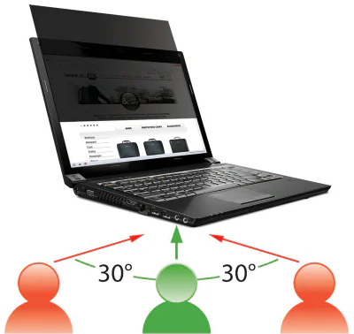 SCREEN PROTECTOR PRIVACY/13.3IN W 16:9 DIM 294X165MM