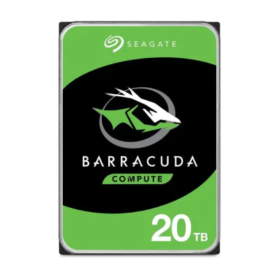 Seagate Barracuda 20TB, 20 TB, 7200 RPM, 512 MB, 3.5", Serial ATA