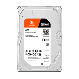Seagate FireCuda ST8000DX001, 8 TB, 7200 RPM, 256 MB, 3.5", Serial ATA