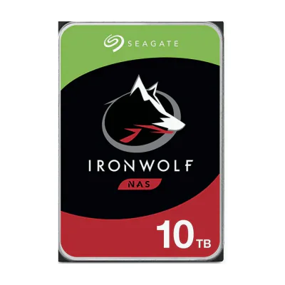 Seagate IronWolf ST10000VN000, 10 TB, 7200 RPM, 256 MB, 3.5", Serial ATA III