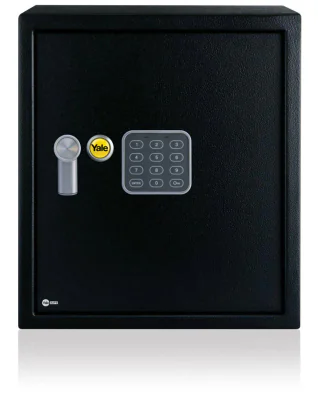 Seif Yale Standard Birou YSV/390; Alcatuit din otel; Tastatura digitala programabila si usor de operat; Prevazut cu orificii pentru fixare si bolturi de prindere incluse; Ideal pentru pastrarea documentelor importante sau a cheilor intr-un loc sigur 