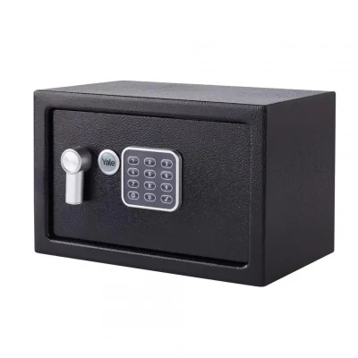Seif Yale Standard Rezidential YSV/250/DB2; Alcatuit din otel; Tastatura digitala programabila si usor de operat; Prevazut cu orificii pentru fixare si bolturi de prindere incluse; Ideal pentru pastrarea documentelor importante sau a cheilor intr-un 