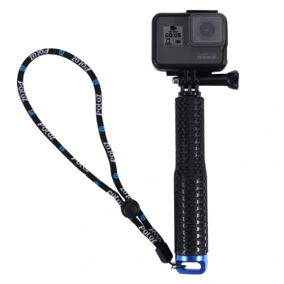 Selfie Stick Puluz pentru aparate foto sport (DJI, GoPro, Insta360)(negru)