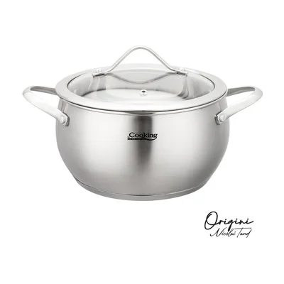 SEMIOALA INOX+CAPAC 20x11 CM, 3.3L, NICOLAI TAND, ORIGINI, COOKING BY HEINNER