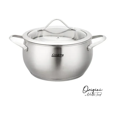 SEMIOALA INOX+CAPAC 20x11 CM, 3.3L, NICOLAI TAND, ORIGINI, COOKING BY HEINNER