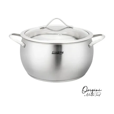 SEMIOALA INOX+CAPAC 24X13.5 CM, 6L, NICOLAI TAND, ORIGINI, COOKING BY HEINNER