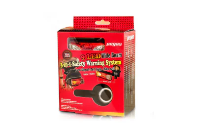 Semnalizator cu sonerie Pegas F21-BCS-B, semnalizator 73x21x32mm, 9 led, baterii 2xCR2032, autonomie 120 ore, cablu 155 cm