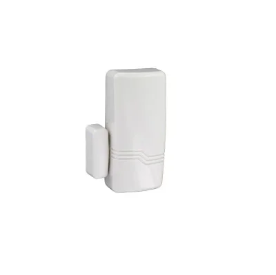 Senzor de soc + contact magnetic wireless HoneyWell SHKC8M, Comunicare bi-directionala, Inchis in carcasa de culoare alba.